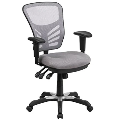 Obrázek Flash Furniture Bürostuhl, Metall, grau, 69 x 65 112 cm