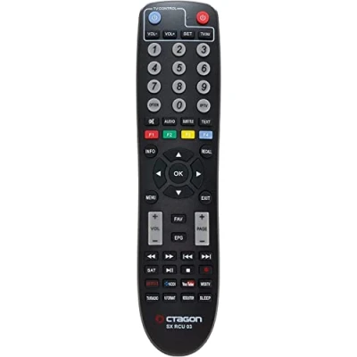 Obrázek Octagon Originální dálkové ovládání RCU 03 pro SX88 4K V2 Remote Control lze naučit ovládat váš televizor také SX87, SX88, SX89, SX887, SX888, SX889, SF8008 Single Twin Combo, SFX6008, SFX6018,
