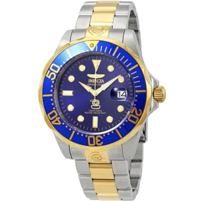 Obrázek Invicta Grand Diver ušlechtilá ocel pánské automatické Hodinky 47 mm, Dvoubarevné / modré,