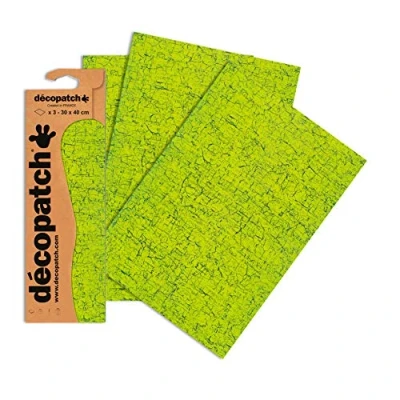 Obrázek décopatch Decopatch papír č. 301 (světle zelená, 395 x 298 mm) balení 3 ks