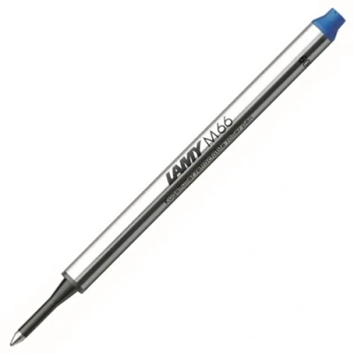 Obrázek LAMY M 66 náplň 821 do inkoustového pera z kovu v modré barvě pro kuličkové pero bez víčka šířka zdvihu