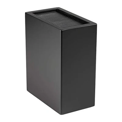 Obrázek Rockingham Forge prázdný blok na nože, plast, matná černá, 18,5 x 10,5 22,5 cm, vzpřímený, nože