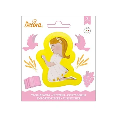 Obrázek DECORA 0803038 AUSSTECHER Kommunion MÄDCHEN 8,5 X 6 2 H cm