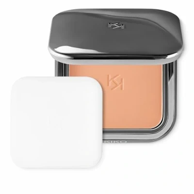 Obrázek KIKO Milano Matte Fusion Pressed Powder 02 Kompaktní pudr s přirozeně matným finišem