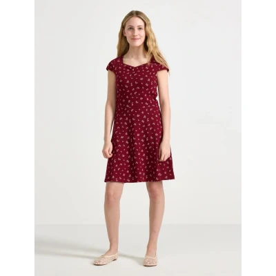 Obrázek Lindex Žerzejové šaty pro děti, Velikost: 170, Dark red