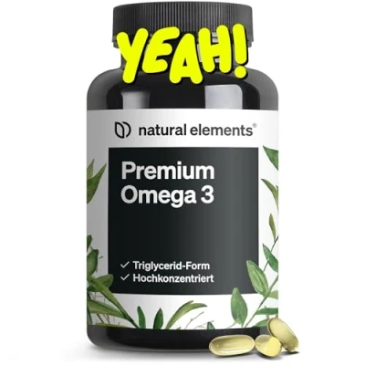 Obrázek Premium Omega 3 120 kapslí GoldenOmega® s 80% podílem ve formě triglyceridů laboratorně testováno, důkladně vyčištěno a z udržitelného rybolovu vyrobeno v Německu