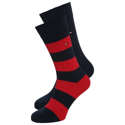 Obrázek Tommy Hilfiger MEN Rugby SOCK 2 PACK Ponožky, Muži, Velikost: 39 42, original