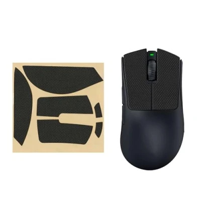 Obrázek kwmobile Herní myš Grip Tape kompatibilní s myší Razer DeathAdder V3 pro Protiskluzová rukojeť PC černá