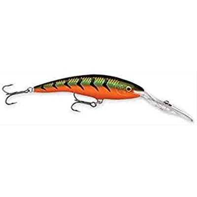 Obrázek Rapala Rybářská návnada Deep Tail Dancer Rybářské příslušenství z balzového dřeva stabilní lopata na potápění sladkovodní spřádání hloubka běhu 9 m rybí 11 cm, 22 g vyrobeno v Estonsku Red Tiger