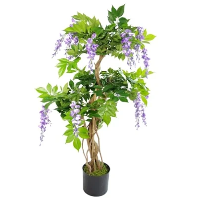 Obrázek Leaf Umělý strom Wisterie, 110 cm, fialový