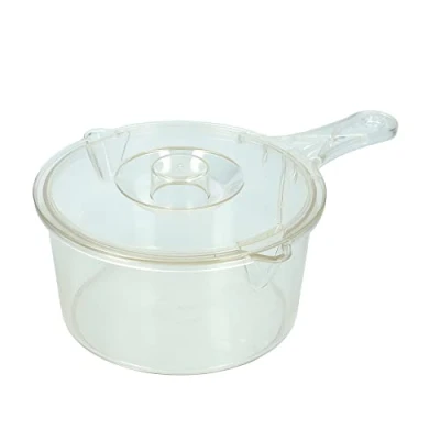 Obrázek Kuchyňský hrnec do mikrovlnné trouby KitchenCraft s víkem, plast bez BPA, 900 ml