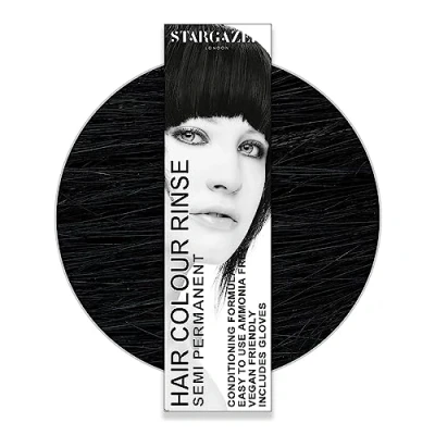 Obrázek Stargazer Products Pechschwarz polopermanentní barvivo na vlasy, 1 balení (1 x 70 ml)