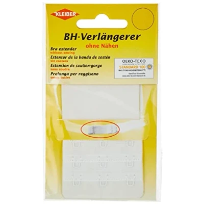 Obrázek Kleiber + Co.GmbH prodloužení podprsenky 3násobné, 55 mm, bílá