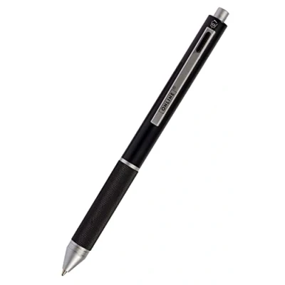 Obrázek Online Multipen 4 in 1 Kugelschreiber &amp; Bleistift Multifunktionsstift Metall I vier Minen 3 blau, schwarz und rot, Druckbleistift Mine inkl. Radiergummi, Farbe