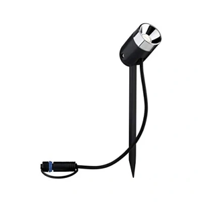 Obrázek Paulmann 94241 Plug &amp; Shine Spotlight Pike LED venkovní svítidlo kulaté vč. 1x3,5 Watt stmívatelné antracit plast 3000 K teplá bílá