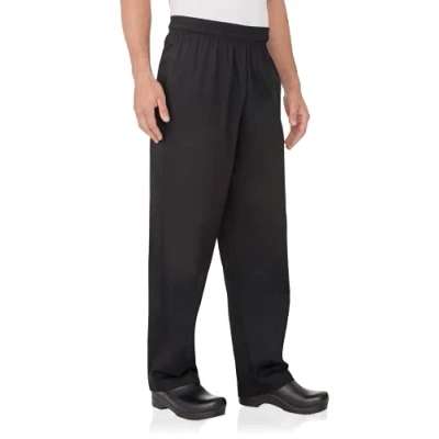 Obrázek Chef Works Pánské Essential Baggy Pants kuchařské kalhoty, černá