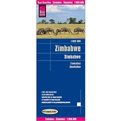 Obrázek Reise Know How Landkarte Simbabwe (1:800.000): world mapping project