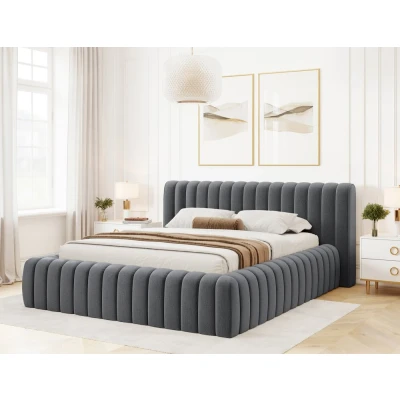 Obrázek Postel Carilla + kovový rám / plynový výtah úložný prostor 180x200 Materiál Dekor: Monolith 97
