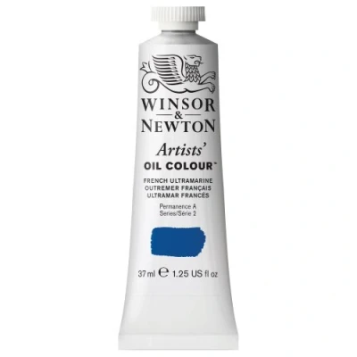 Obrázek Winsor &amp; Newton 1214283 Artists olejová barva 37ml tuba, umělec s nejvyšší možnou pigmentací, světlostálost francouzský ultramarýn