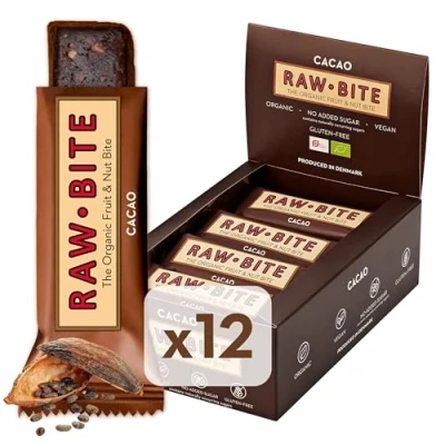 Obrázek Raw Bite tyčinka na surové potraviny Cacao, balení 12 ks (12 x 50 g)