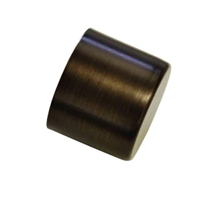 Obrázek GARDINIA Koncové krytky pro záclonové tyče, série Chicago, Ø 20 mm, kov, bronz, 2 kusy