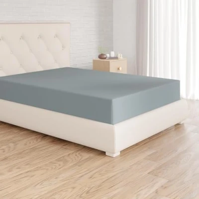 Obrázek Amazon Basics napínací prostěradlo, 160 x 200 30 cm, mikrovlákno, prostěradlo výška matrace do lázně modrá