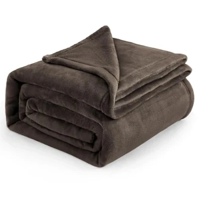 Obrázek BEDSURE hebká deka, flaušová deka do bytu, teplá zima, měkká, na pohovku XXL, gauč, blanket, přikrývka, velká, bytová a 220 x 240 cm, přehoz