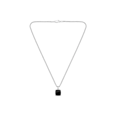 Obrázek BOSS Jewelry řetízek na krk pro muže kolekce ODELL z ušlechtilé oceli s černým onyxem 1580648, Zlatá, Moderní