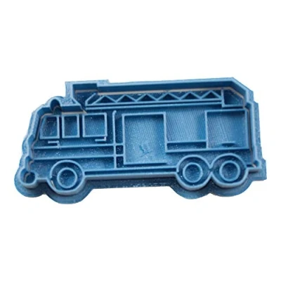 Obrázek Cuticuter Löschfahrzeug Ausstechform, Blau, 8 x 7 1.5 cm