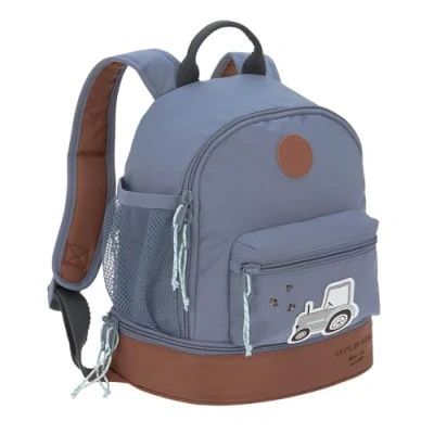 Obrázek LÄSSIG Kinderrucksack mit Brustgurt Kindergartentasche Kindergartenrucksack 27 cm, 4,5 Liter oben, 1,5 unten, 3 Jahre/Mini Backpack Adventure Tractor