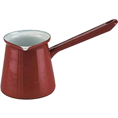 Obrázek Ibili Kávová konvice Roja turecký styl 0,5 l ze smaltované oceli v červené, 10 x 20 cm