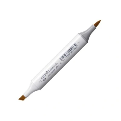 Obrázek COPIC Popisovač Sketch Typ E 33, písek, profesionální zvýrazňovač štětců, se super hrotem a pro střední broad