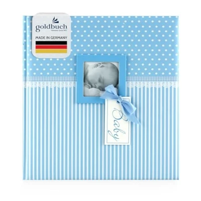 Obrázek Goldbuch Baby album s okénkem, modrá, 30x31 cm