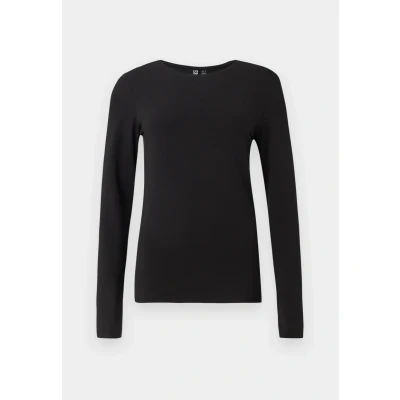Obrázek Pieces Pcsirene TEE Top s dlouhým rukávem, Ženy, Velikost: Medium, Black