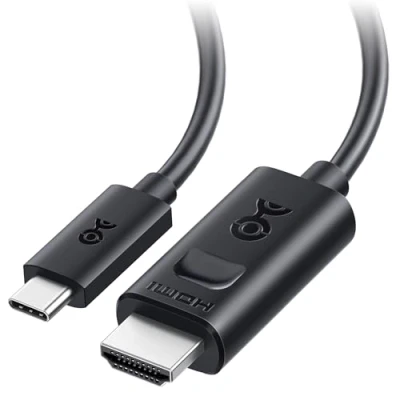 Obrázek Cable Matters USB C na HDMI 2.1 kabel 1,8 m, podporuje 4K@240Hz / 8K@60Hz HDR Thunderbolt 4, 5, 4 kompatibilní s MacBook Pro, XPS, ThinkPad maximální rozlišení pod macOS 4K@60Hz