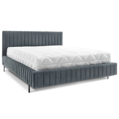 Obrázek Postel Plissa 140x200 Materiál / Dekor: Velvetmat 100, Orientace: Nepoužije se