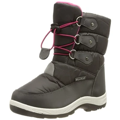 Obrázek Playshoes Unisex Dětské zimní Bootie sněžnice, Růžová na zavazování