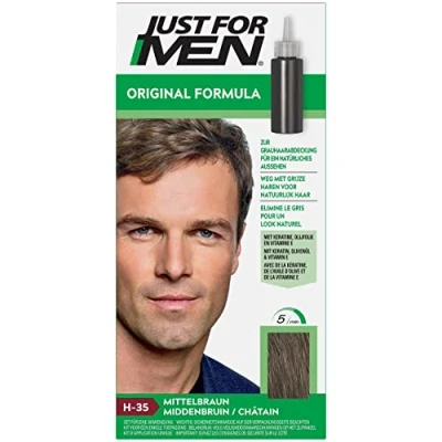 Obrázek Just for Men barva na vlasy, tónovací šampon pro muže, H10 přirozený blond s odstínem písku
