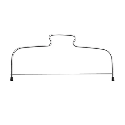 Obrázek Original Kaiser Classic kráječ dortů 39,5 x 20,5 cm, dortového korpusu s výškově nastavitelným řezacím drátem, nerezová ocel, gumové nohy, šedá, 1 balení