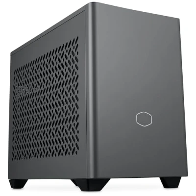 Obrázek Cooler Master Kryt NR200P MAX V2 Mini ITX SFF 280 mm AIO chladič AIO, síťový zdroj 850 W SFX Gold ATX 3.0, vylepšený design, podpora miditower GPU, PCIe 4.0 Riser kabel, USB 3.2 Gen 2x2 typ C