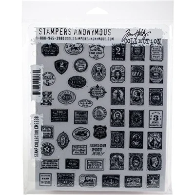 Obrázek Stampers Anonymous Tim Holtz Briefmarkensammler, 17,8 x 21,6 cm