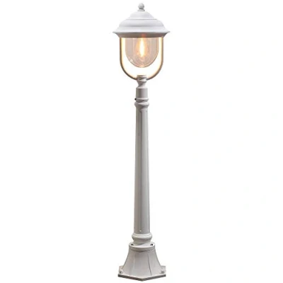 Obrázek Konstsmide Parma 7225 250 osvětlení cesty / Š: 24 cm H: V: 118 1x75W IP43 lakovaný hliník matná bílá
