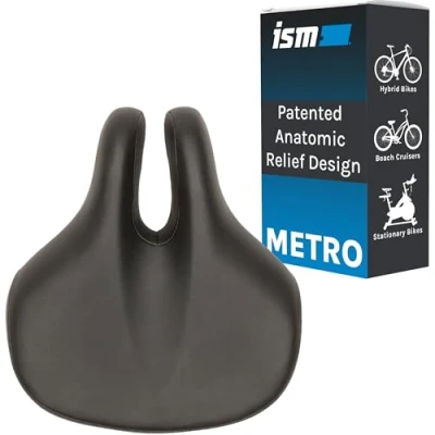 Obrázek ISM Unisex Erwachsene Metro Sattel, schwarz, One Size