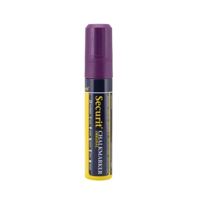 Obrázek Securit 7 mm 15 Strichbreite Bold Rechteckige Spitze groß Liquid Chalk Marker violett