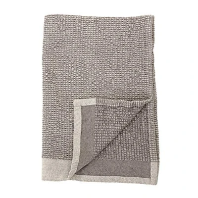 Obrázek Bloomingville Cotton Waffle Weave Geschirrtücher 2er Set, Baumwolle, grau, 2