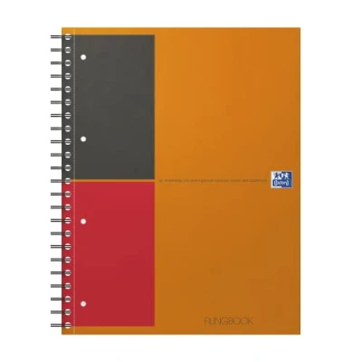 Obrázek Oxford Filingbook International A4, linkovaný, 200 stran, boční okraje ve čtyřech barvách, 3 přemístitelné rejstříky