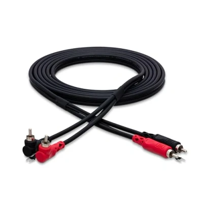 Obrázek Hosa CRA 202DJ, Stereo Interconnect, Dual RCA to Same with Ground Wire, 2 m