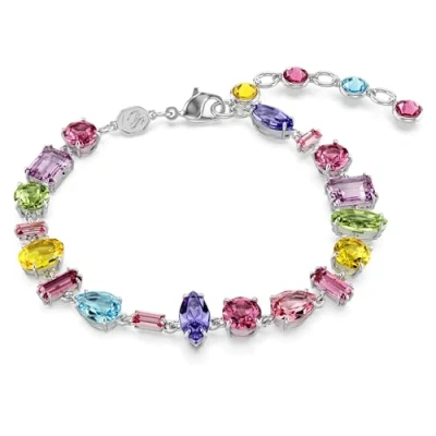 Obrázek Swarovski Gema Armband, Rhodiniertes Damenarmband mit Bunten und Strahlenden Kristallen