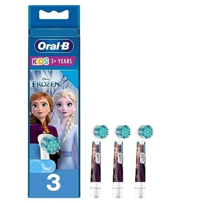 Obrázek Oral B Kids Ersatzköpfe mit Disney Frozen Figuren, 3er Pack