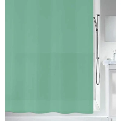 Obrázek Spirella Anti Schimmel Duschvorhang &quot;Bio&quot; Bakteriell, waschbar, wasserdicht PEVA 180x200cm Grün